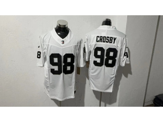 Adult Las Vegas Raiders Maxx Crosby NO.98 Football Jerseys