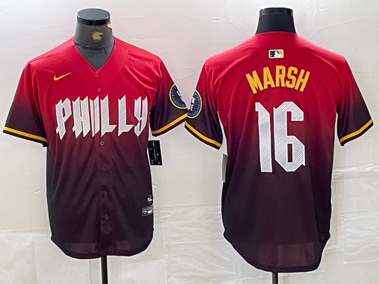 Men/Women/Youth Philadelphia Phillies Brandon Marsh #16 baseball Jerseys