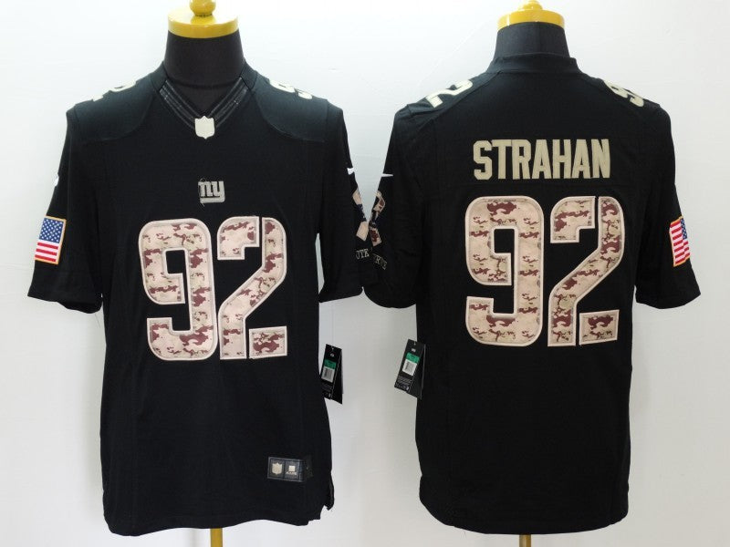 Adult New York Giants Michael Strahan NO.92 Football Jerseys