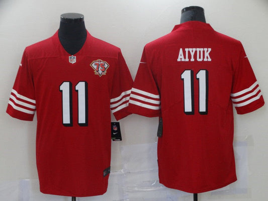 Adult San Francisco 49ers Brandon Aiyuk NO.11 Football Jerseys