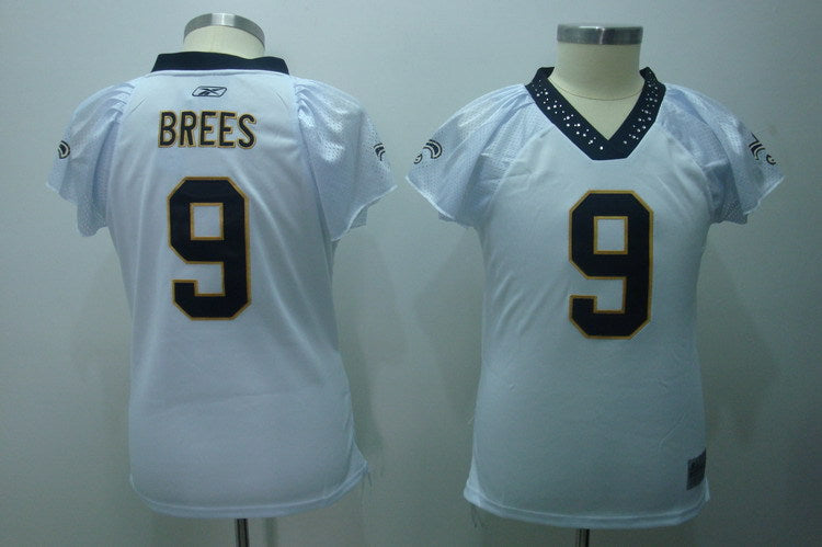 Women's New Orleans Saints Drew Brees NO.9 Football Jerseys