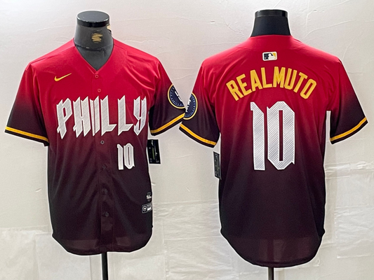 Men/Women/Youth Philadelphia Phillies J.T. Realmuto #10 baseball Jerseys