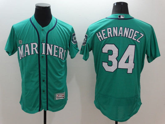 Men/Women/Youth Seattle Mariners Félix Hernández  #34 baseball Jerseys