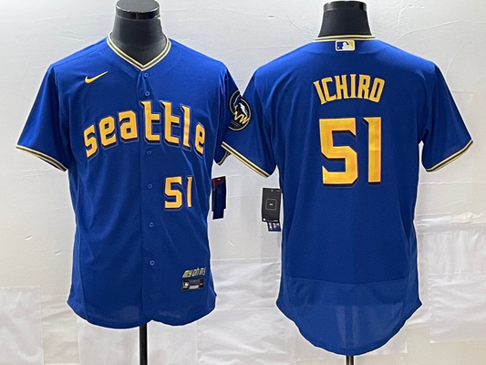 Men/Women/Youth Seattle Mariners  Ichiro Suzuki  #51 baseball Jerseys