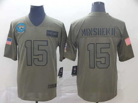 Adult Jacksonville Jaguars Gardner Minshew II NO.15 Football Jerseys