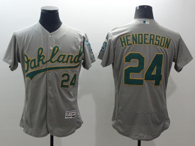 Men/Women/Youth Oakland Athletics Rickey Henderson NO.24 baseball Jerseys