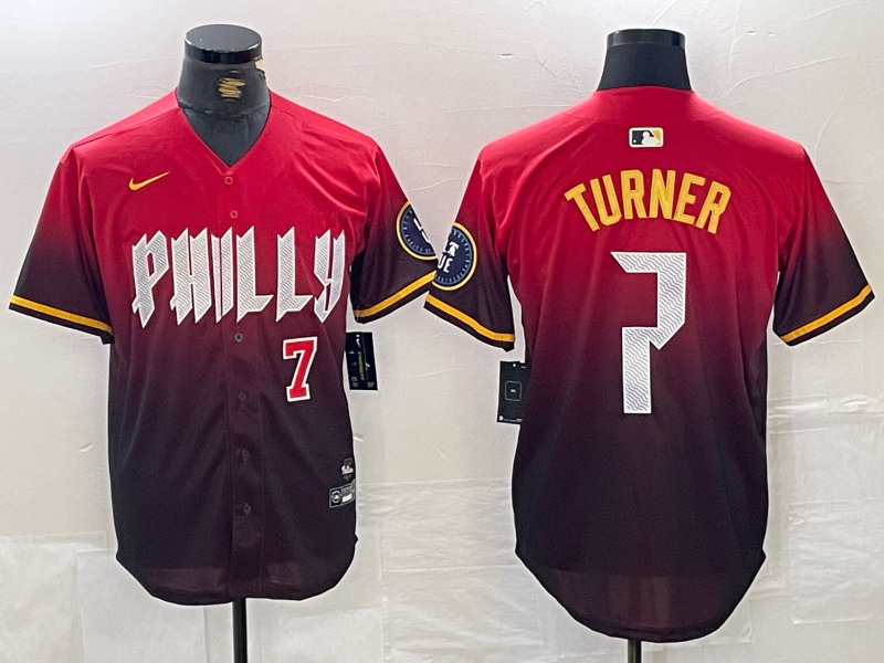 Men/Women/Youth Philadelphia Phillies Trea Turner #7 baseball Jerseys