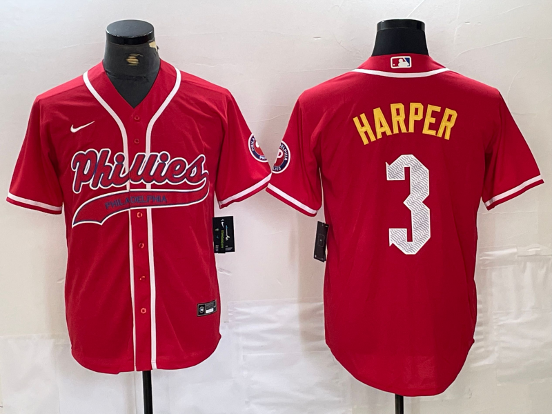 Men/Women/Youth Philadelphia Phillies Bryce Harper #3 baseball Jerseys