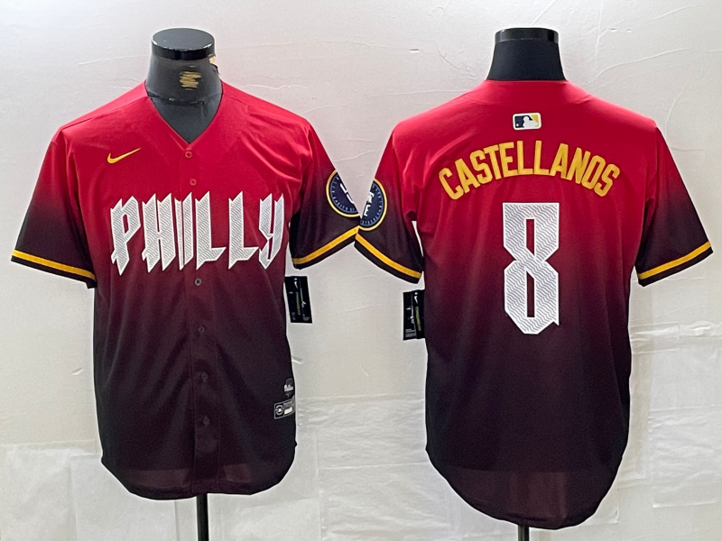 Men/Women/Youth Philadelphia Phillies Nick Castellanos  #8 baseball Jerseys