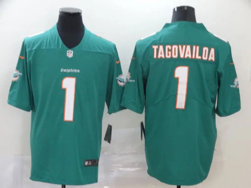 Adult Miami Dolphins Tua Tagovailoa NO.1 Football Jerseys