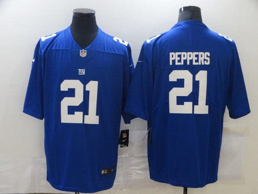 Adult New York Giants Jabrill Peppers NO.21 Football Jerseys