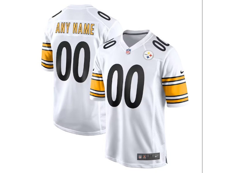 Adult Pittsburgh Steelers number and name custom Football Jerseys