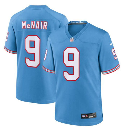 New Season Adult Tennessee Titans Steve McNair NO.9 Football Jerseys