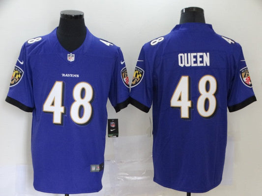 Adult  Baltimore Ravens Patrick Queen NO.48 Football Jerseys