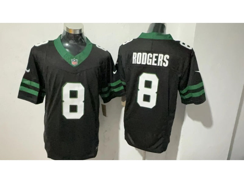 Adult New York Jets Aaron Rodgers NO.8 Football Jerseys