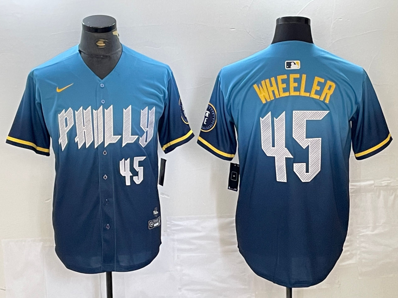 Men/Women/Youth Philadelphia Phillies  Zack Wheeler #45 baseball Jerseys