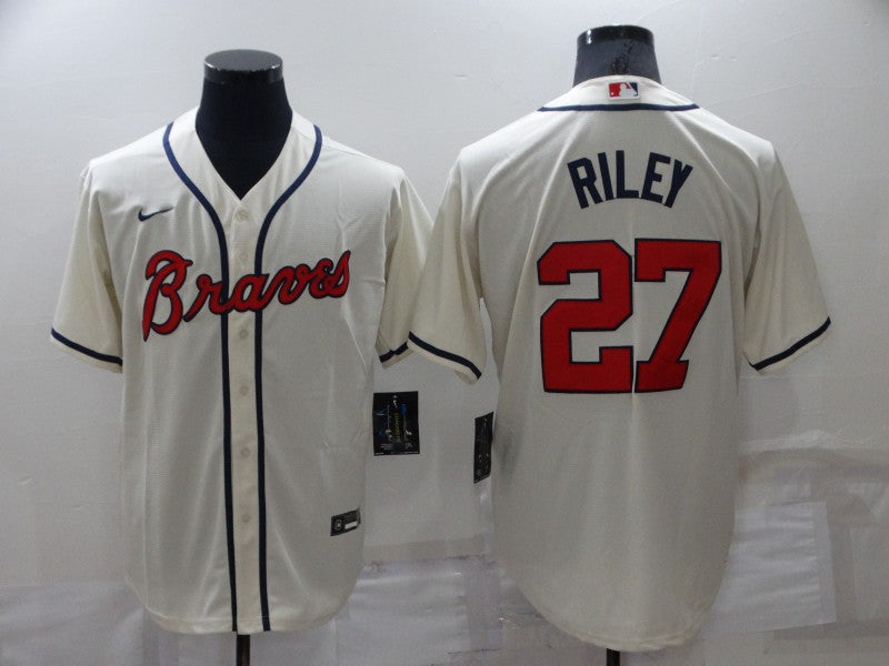 Men/Women/Youth Atlanta Braves Austin Riley #27 baseball Jerseys