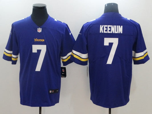 Adult Minnesota Vikings Case Keenum NO.7 Football Jerseys