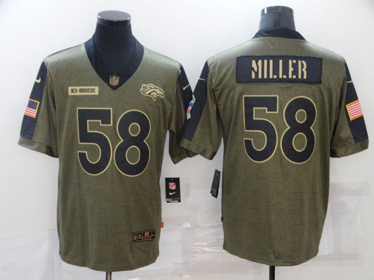 Adult Denver Broncos Von Miller NO.58 Football Jerseys