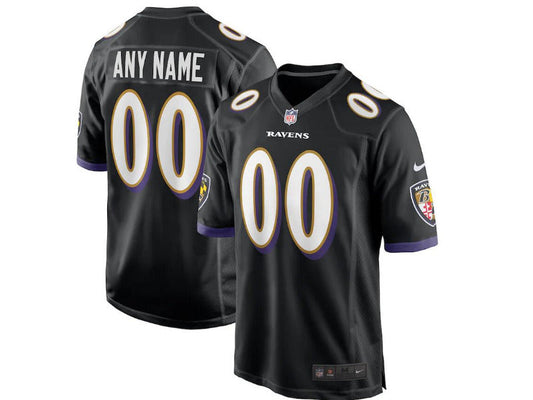 Adult Baltimore Ravens number and name custom Football Jerseys