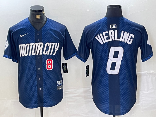 Men/Women/Youth Detroit Tigers Matt Vierling  NO.8 baseball Jerseys