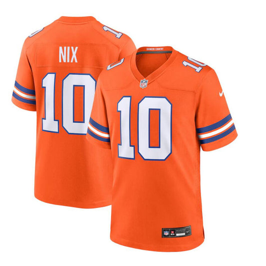 New Season Adult Denver Broncos Bo Nix NO.10 Football Jerseys