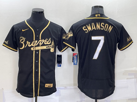 Men/Women/Youth Atlanta Braves Dansby Swanson #7 baseball Jerseys