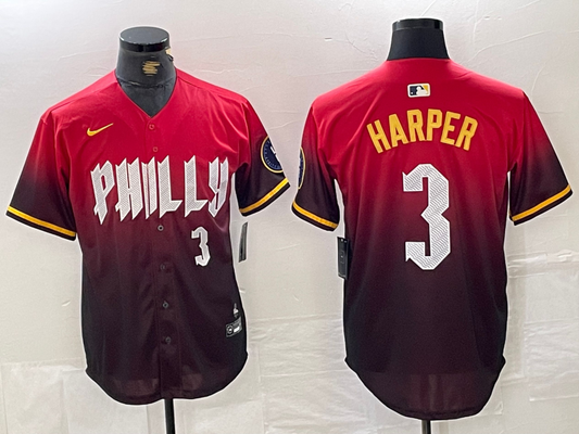 Men/Women/Youth Philadelphia Phillies Bryce Harper #3 baseball Jerseys