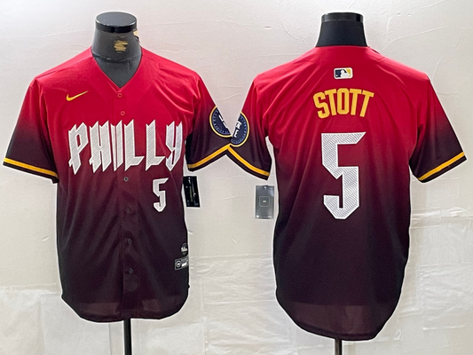 Men/Women/Youth Philadelphia Phillies Bryson Stott #5 baseball Jerseys