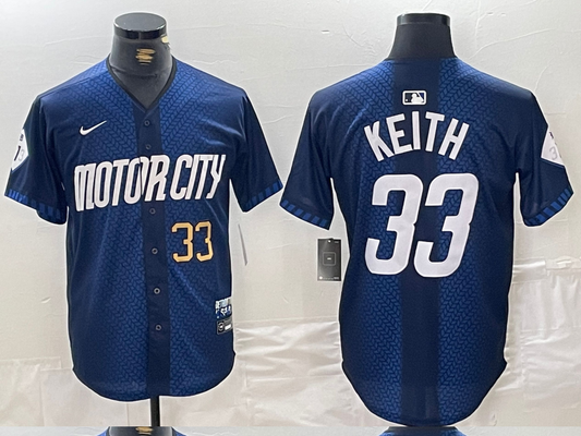 Men/Women/Youth Detroit Tigers Colt Keith NO.33 baseball Jerseys