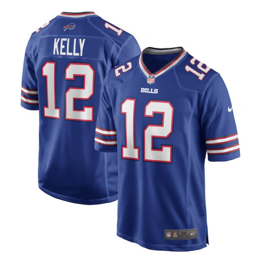 New Season Adult Buffalo Bills Jim Kelly NO.12 Football Jerseys