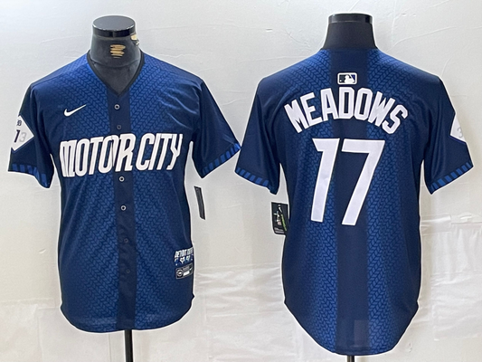 Men/Women/Youth Detroit Tigers Austin Meadows NO.17 baseball Jerseys