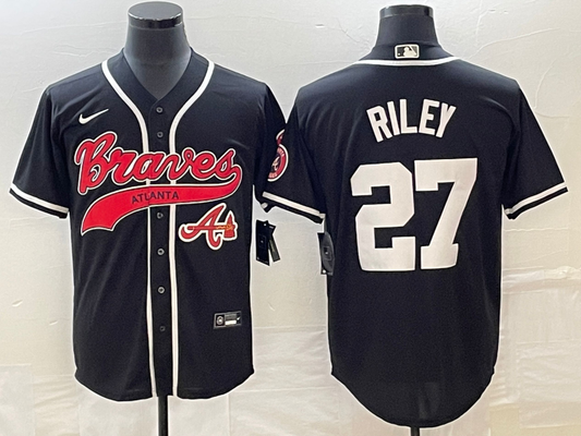 Men/Women/Youth Atlanta Braves Austin Riley #27 baseball Jerseys