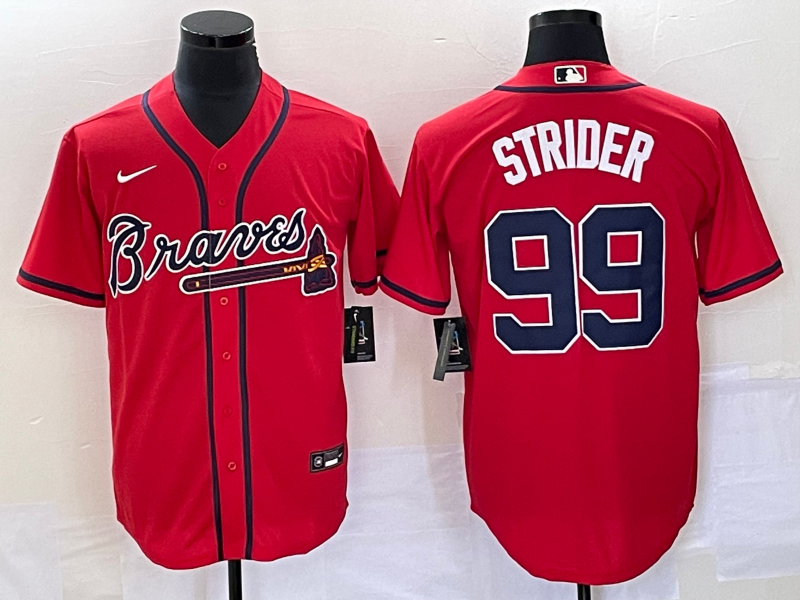 Men/Women/Youth Atlanta Braves Spencer Strider #99 baseball Jerseys