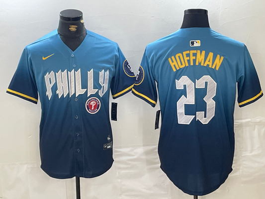 Men/Women/Youth Philadelphia Phillies Jeff Hoffman #23 baseball Jerseys