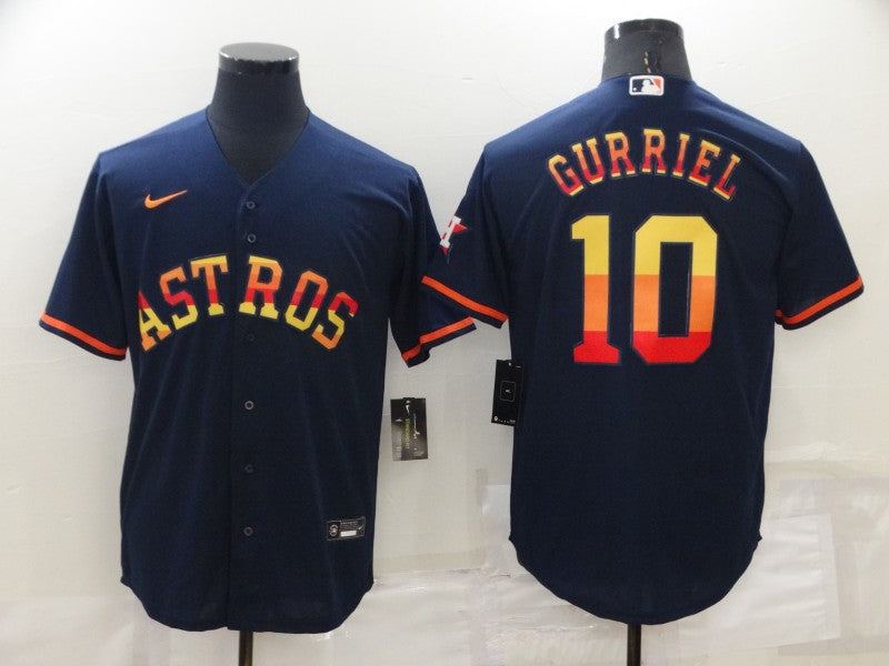 Men/Women/Youth Houston Astros Yuli Gurriel #10 baseball Jerseys