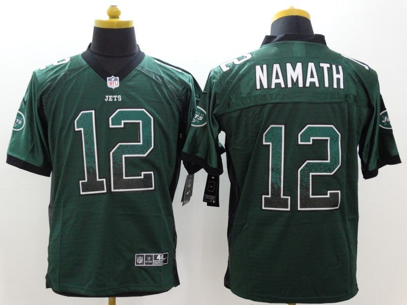 Adult New York Jets Joe Namath NO.12 Football Jerseys