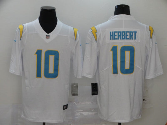 Adult Los Angeles Chargers Justin Herbert NO.10 Football Jerseys