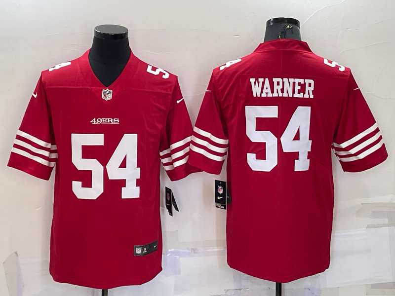 Adult San Francisco 49ers Fred Warner NO.54 Football Jerseys