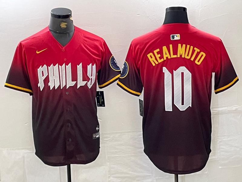 Men/Women/Youth Philadelphia Phillies J.T. Realmuto #10 baseball Jerseys