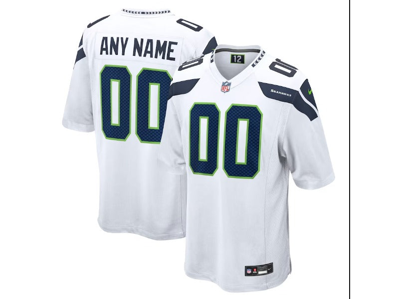 Adult Seattle Seahawks number and name custom Football Jerseys