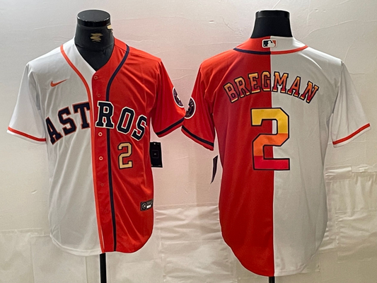 Men/Women/Youth Houston Astros Alex Bregman #2 baseball Jerseys