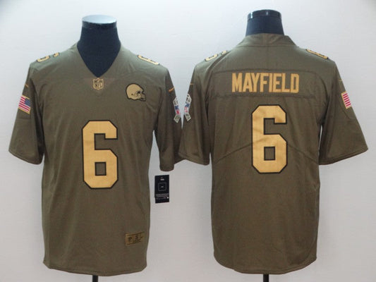 Adult Cleveland Browns Baker Mayfield NO.6 Football Jerseys