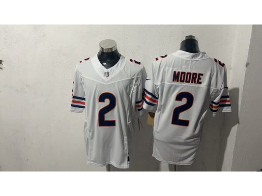 Adult Chicago Bears DJ Moore NO.2 Football Jerseys