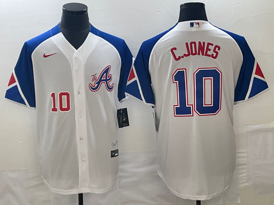 Men/Women/Youth Atlanta Braves Chipper Jones #10 baseball Jerseys