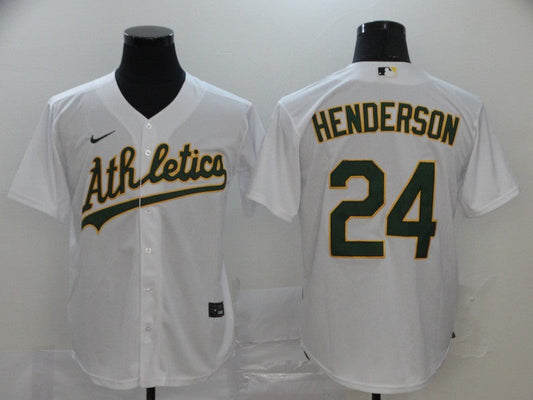 Men/Women/Youth Oakland Athletics Rickey Henderson NO.24 baseball Jerseys