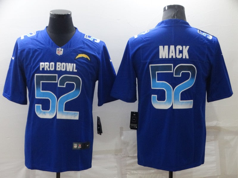 Adult Los Angeles Chargers Khalil Mack NO.52 Football Jerseys