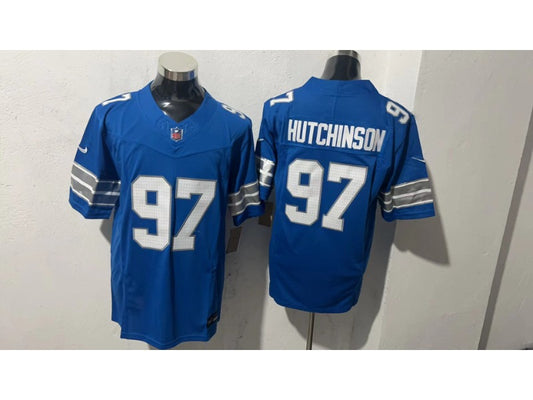 Adult Detroit Lions Aidan Hutchinson NO.97 Football Jerseys