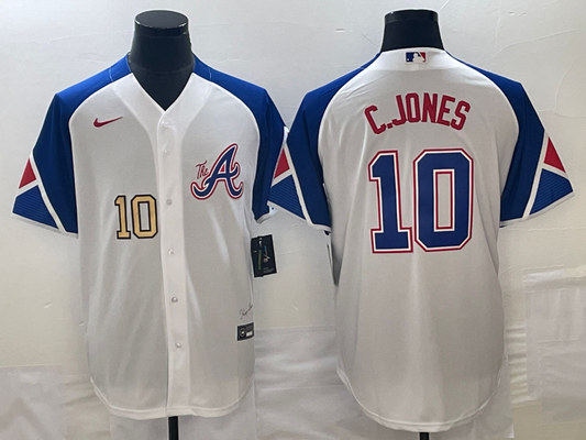 Men/Women/Youth Atlanta Braves Chipper Jones #10 baseball Jerseys