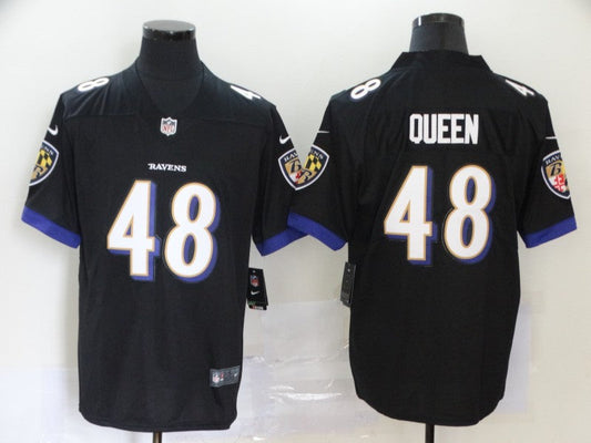 Adult  Baltimore Ravens Patrick Queen NO.48 Football Jerseys